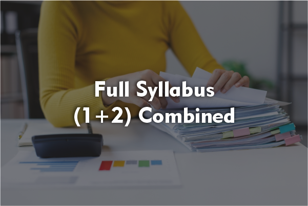 Full syllabus ( 1 +2 ) Combined